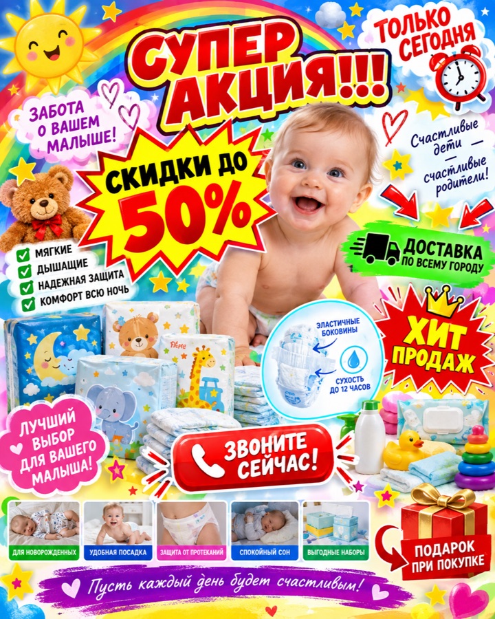 Пример перегруженного креатива